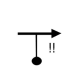 Geniş yol TSD vektör işareti katılmak