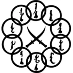 Mandarijn symbolen