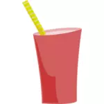 Молочный коктейль векторное изображение