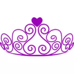 Violett tiara