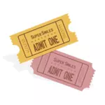 Event tickets vector image