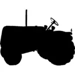 Černá traktor obrázek