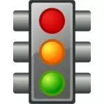 Traffic light vector graphics