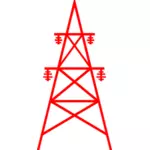 Transmissie toren vector afbeelding