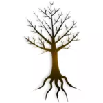Illustration de vecteur pour le tronc arbre
