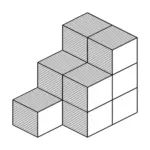 Imagem vetorial de cubos isométricos