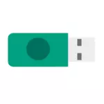 USB-grön pinne