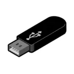 USB thumb drive 4 image vectorielle