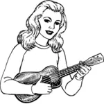 Imagine de vector ukulele