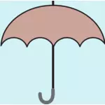 Kahverengi şemsiye