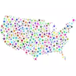 Pryzmatyczny mapy USA