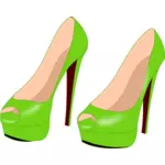 Sapatos verdes