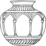 Vase-Linie-Abbildung