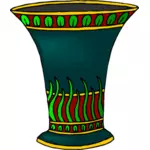 Fargerike vase