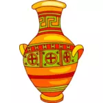 Vase in leuchtenden Farben