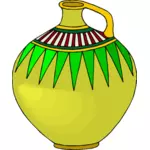 Gekleurde vaas afbeelding