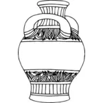 Großen afrikanischen Stil vase