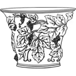 Vas dengan tanaman merambat
