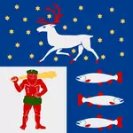 Flagga av Västerbotten
