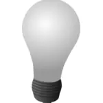 Grayscale imagem vetorial de uma lâmpada