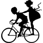 Enfants en vélo