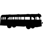 Vintage buss silhuett