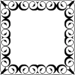 Square ornamental frame
