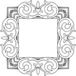 Bunga frame vektor gambar