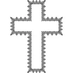 Vintage dekorative Kruzifix
