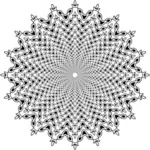 Floral mandala vektor image