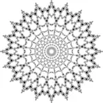 Абстрактная цветок Векторный клипарт