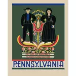 Plakat podróż Pennsylvania