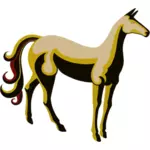 Vintage stylized horse