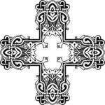 Crucifixul botanice tricotate