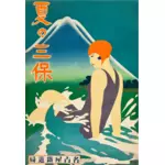 Japanse toeristische poster