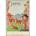 Jepang perjalanan poster