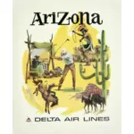 Vintage matkajuliste Arizona
