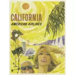 Kaliforniya turizm poster