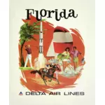 플로리다 여행 포스터