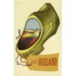 Holland perjalanan vintage gambar