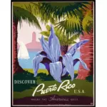 Porto Riko seyahat poster