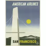 American Airlines vintage juliste