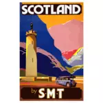 Skotský turistický plakát