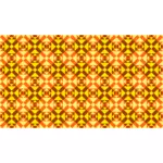 Vintage mønster i gult og oransje