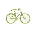 Bicicleta verde vintage