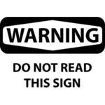 Warning sign icons