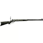 Winchester rifle de la blanco