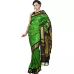 Kvinna i sari