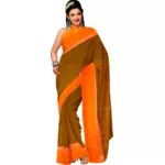 Lady in sari