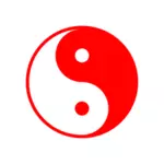 Czerwony yin yang